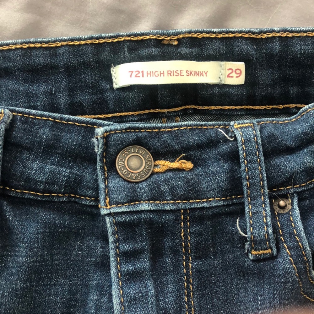 Levi's 721 - High Rise Skinny, 29x34